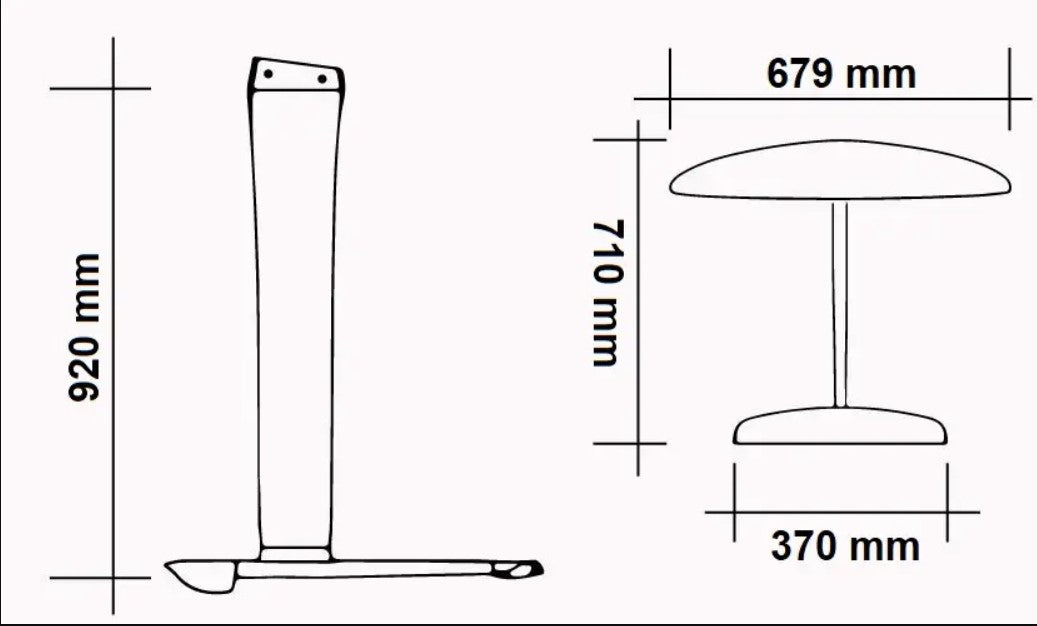 選別の儀式　foil SabFoil_Hydrofoil_Mast_92_Carb